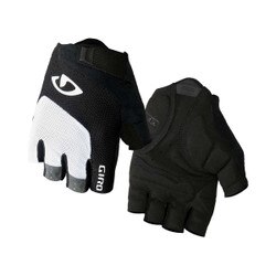 Giro Bravo Gel Gloves in White and Black